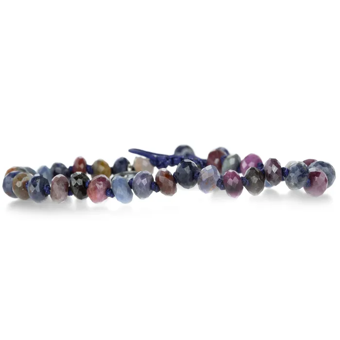 Bracelets Joseph Brooks 6mm Sapphire Beaded Bracelet