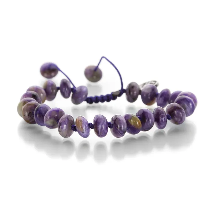 Bracelets Joseph Brooks 8mm Charoite Bead Bracelet