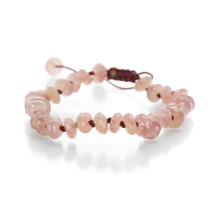 Bracelets Joseph Brooks 8mm Raspberry Quartz Bracelet