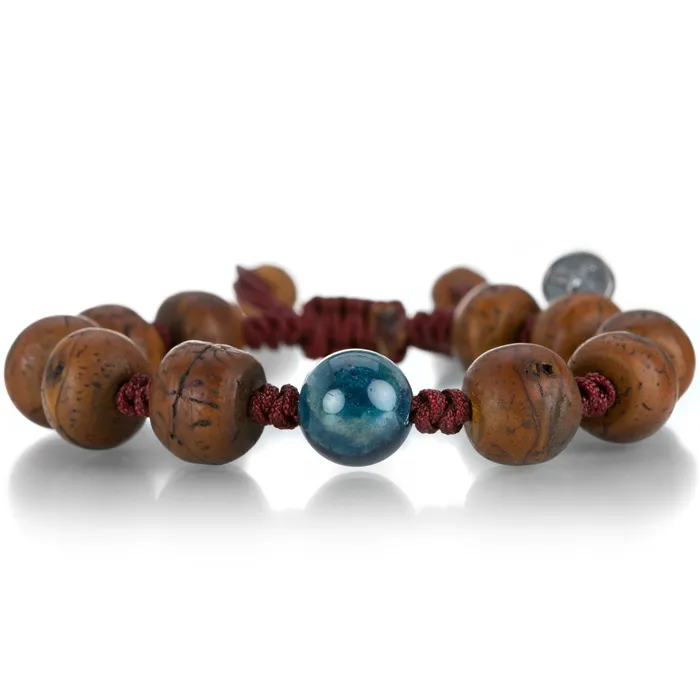 Bracelets Joseph Brooks Tibetan Bodhi Bead and Apatite Bracelet