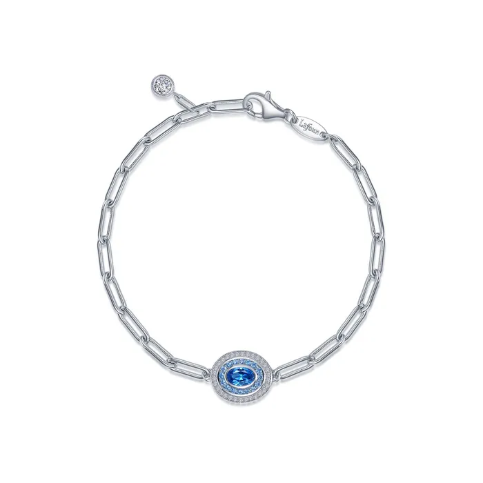 Bracelets Lafonn Double-Halo Link Bracelet