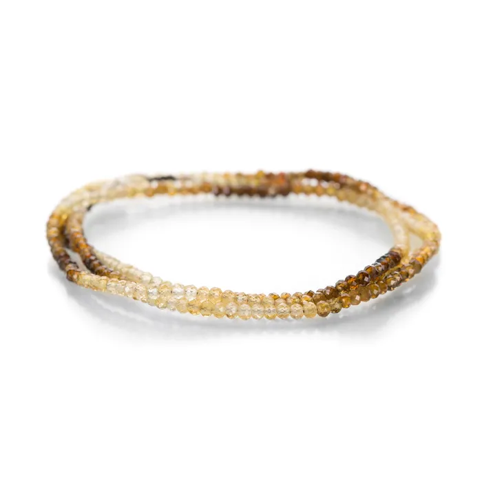 Bracelets Margaret Solow Brown Ombre Tourmaline Wrap Bracelet