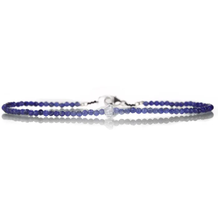 Bracelets Margaret Solow Sodalite and Herkimer Bracelet