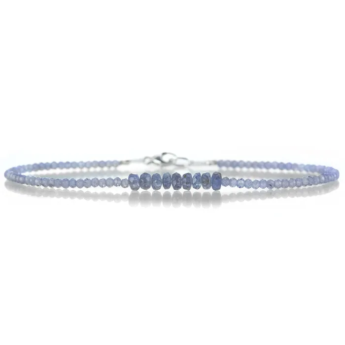 Bracelets Mixed Tanzanite Beaded Bracelet - Margaret Solow