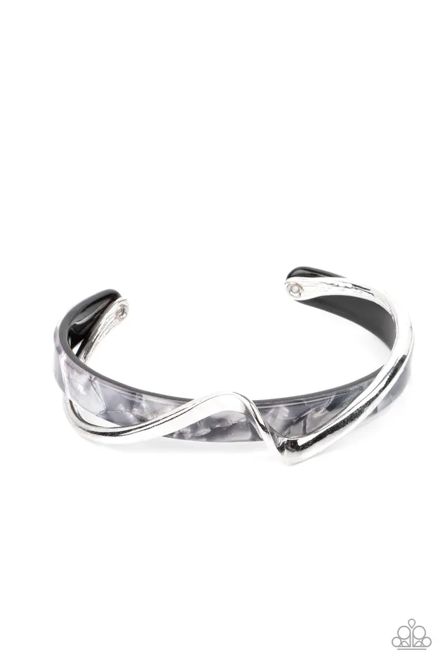 Bracelets | Paparazzi Accessories Paparazzi Craveable Curves - Silver Bracelet