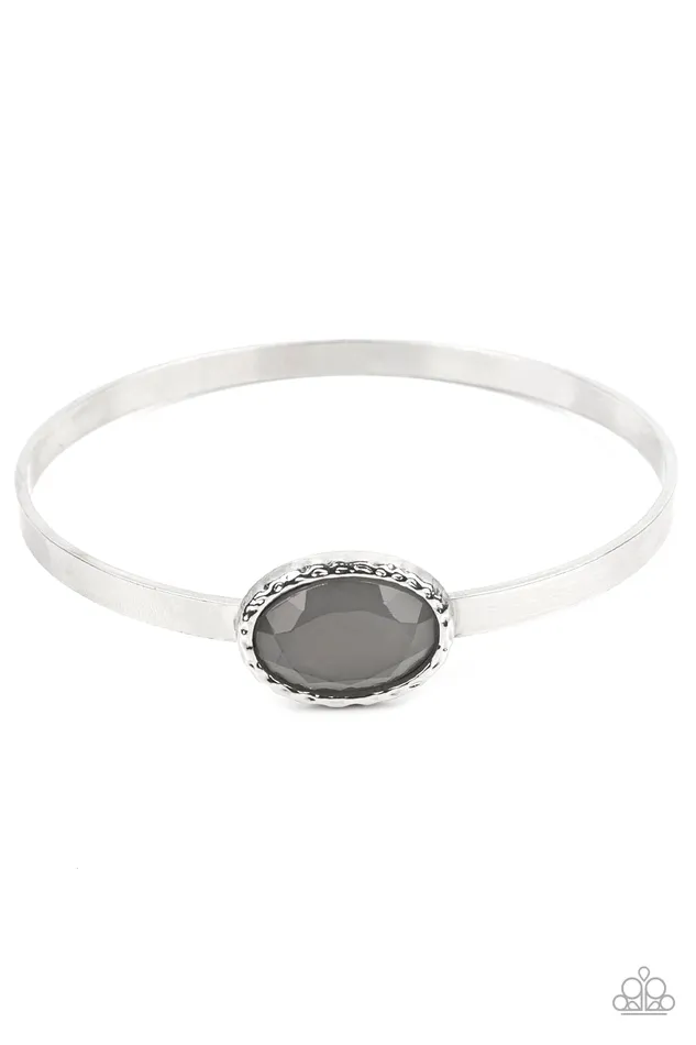 Bracelets | Paparazzi Misty Meadow - Silver Bracelet - Paparazzi Accessories