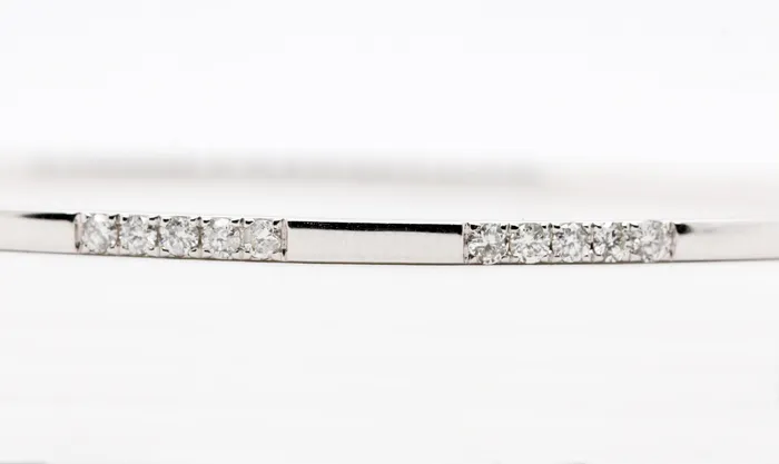 Bracelets | PINK DIAMOND INC 18KW Diamond Bangle Bracelet