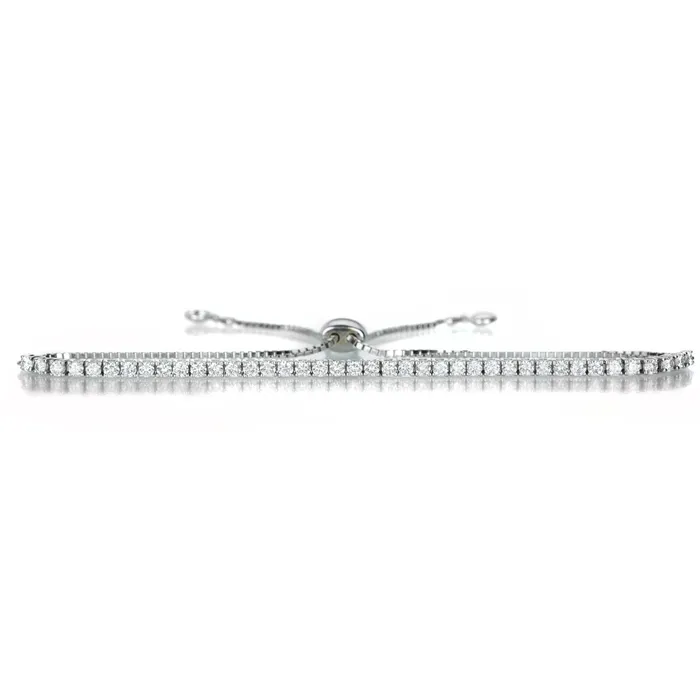 Bracelets Sethi Couture White Gold Eloise Diamond Tennis Bracelet