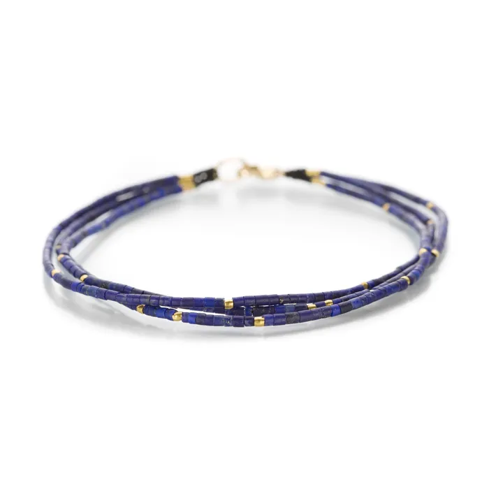 Bracelets Triple Lapis Bracelet - Margaret Solow