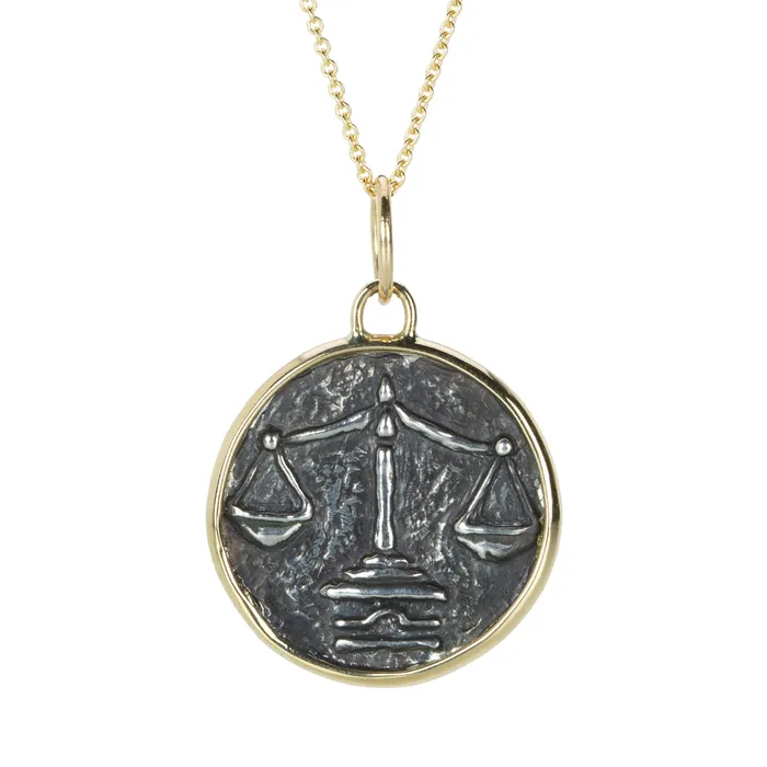 Charm Necklaces Alexis Kletjian Libra Zodiac Charm (Charm Only)