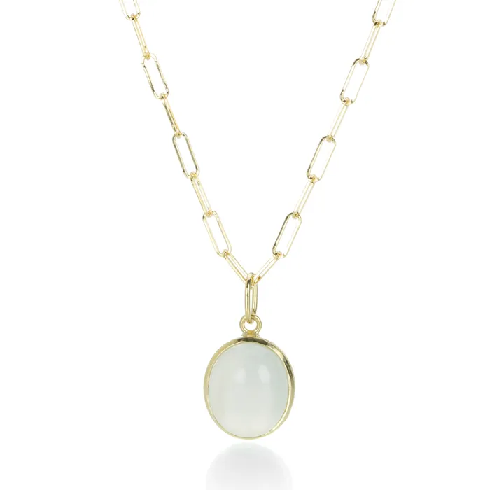 Charm Necklaces Anne Sportun Oval Moonstone Charm (Charm Only)