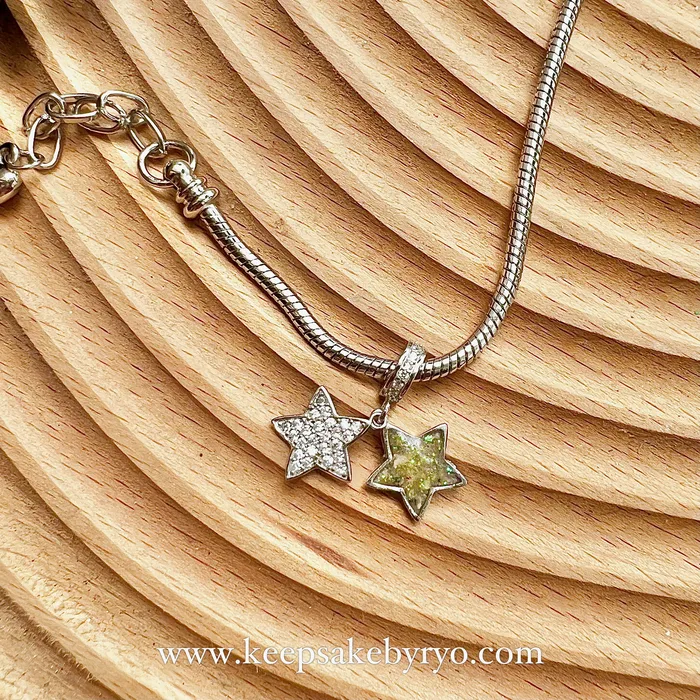 Charm Necklaces Keepsake by Ryo ASHES DANGLING STAR CHARM