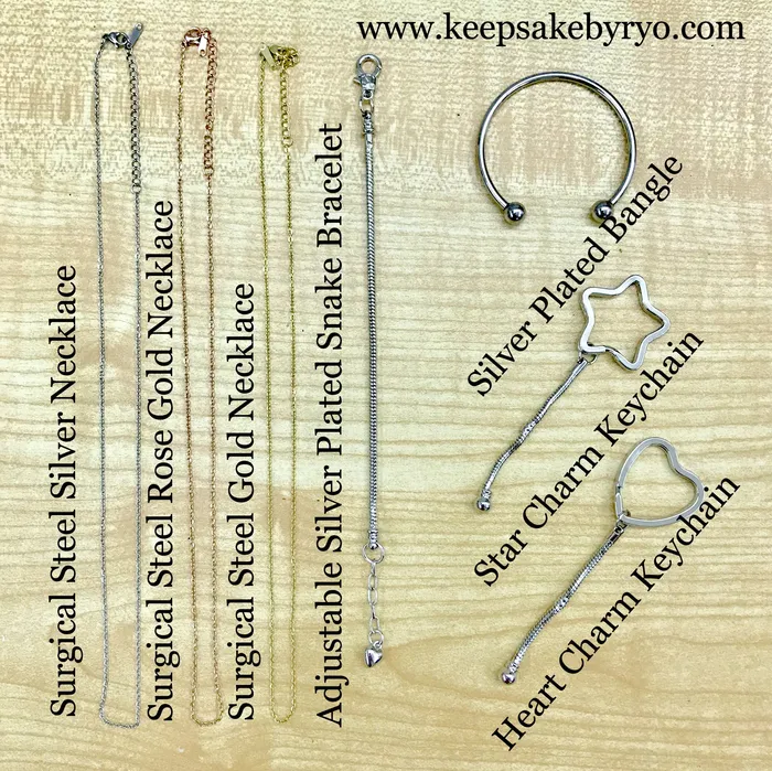 Charm Necklaces | Keepsake by Ryo ASHES SPARKLING HEART LOCKET KEY DANGLING CHARM