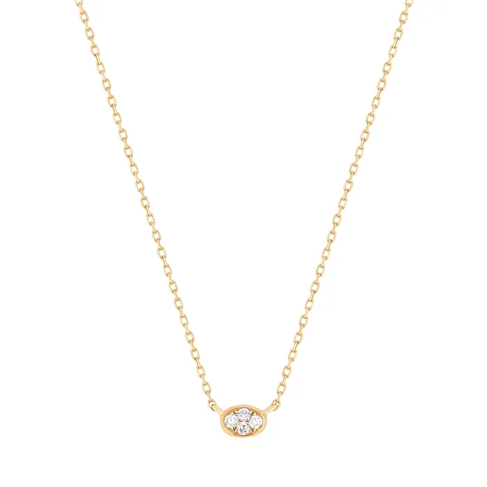 CHIC PISTACHIO BEBE Diamond Necklace Necklaces