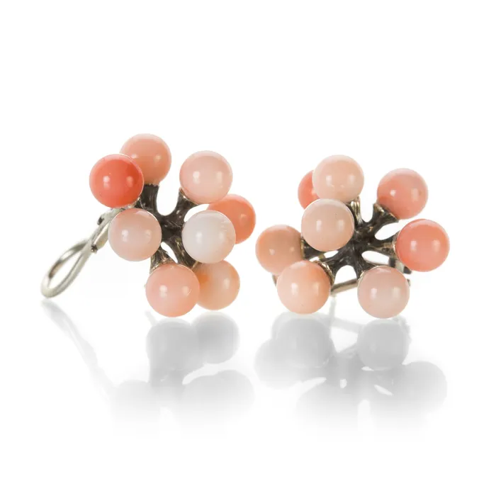 Coral Small Jacks Earrings John Iversen Earrings