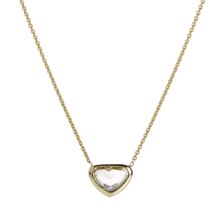 Diamond Pear Pendant Necklace Diana Mitchell Necklaces