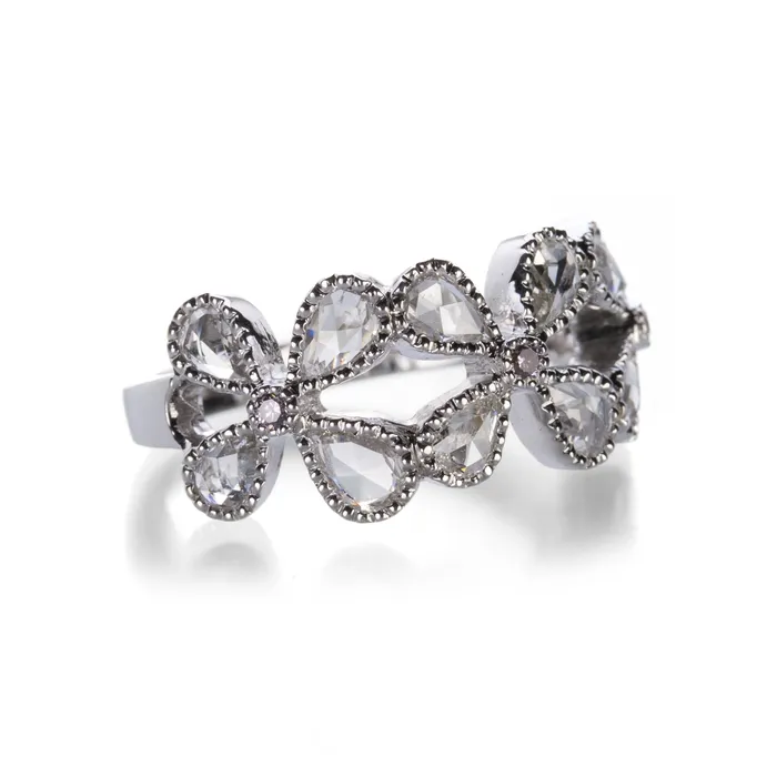 Diamond Petal Ring Sethi Couture Rings