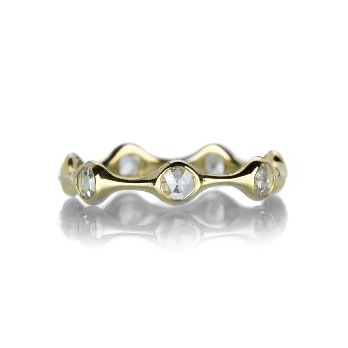 Diana Mitchell Rings Round Rose Cut Eternity Band