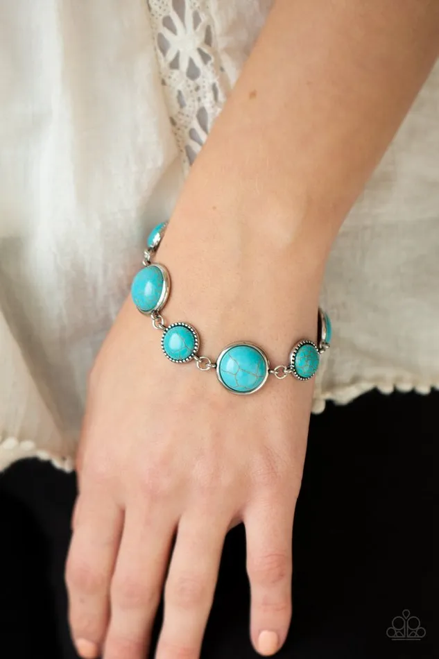 diannesjewelryshop Bracelets Paparazzi Turn Up The Terra Turquoise Bracelet