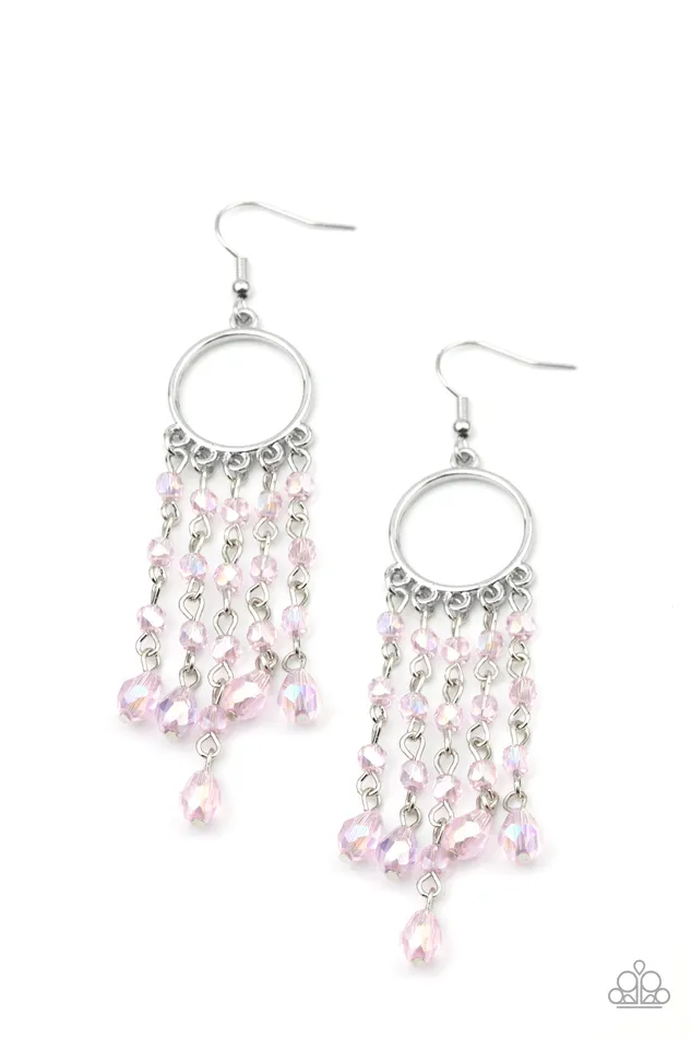 diannesjewelryshop Earrings | Paparazzi Dazzling Delicious Pink Earrings