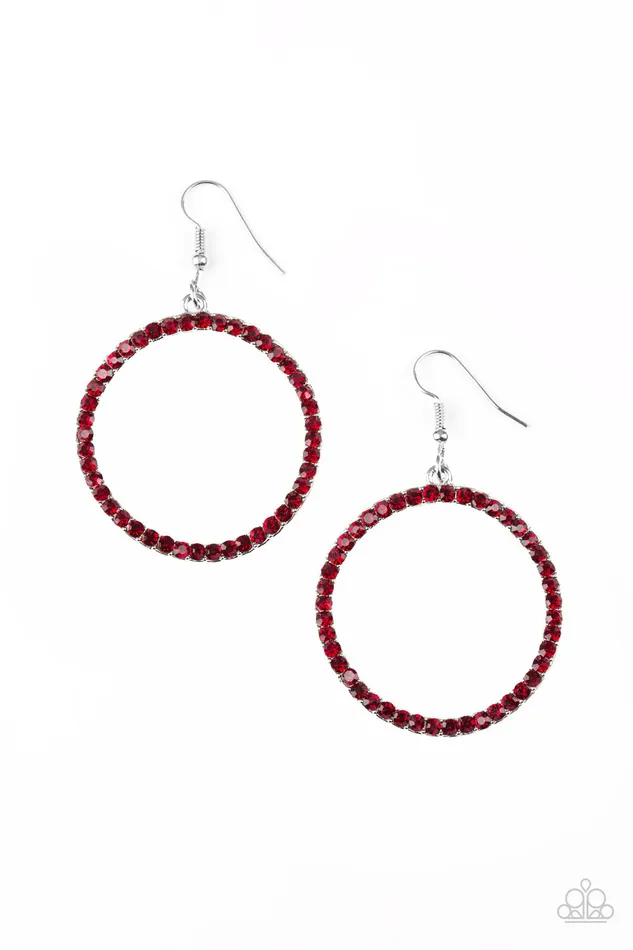 diannesjewelryshop Earrings | Paparazzi Stoppin Traffic - Red Earrings