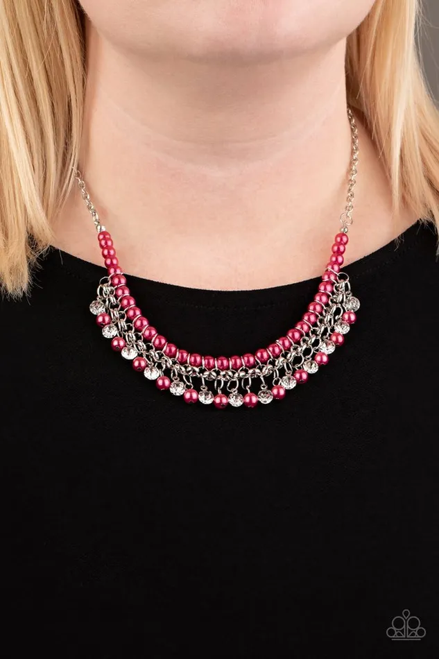 diannesjewelryshop Necklaces Paparazzi A Touch of CLASSY Pink Necklace