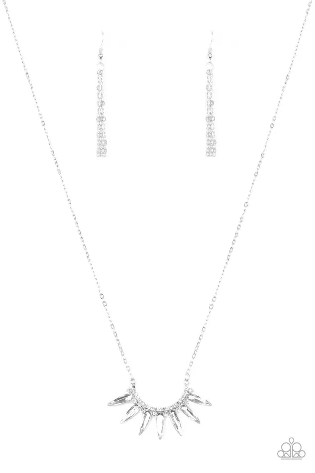 diannesjewelryshop Necklaces | Paparazzi Empirical Elegance - White Necklace