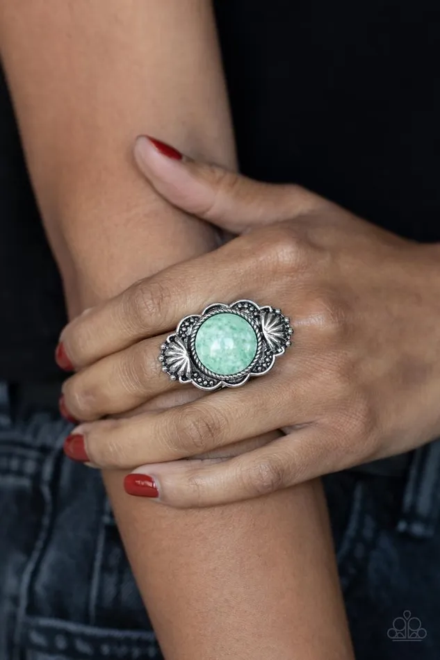 diannesjewelryshop Paparazzi Atlantis Adventure Green Ring Rings