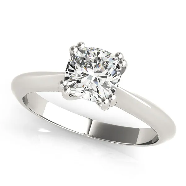 DOUBLE PRONG CUSHION ENGAGEMENT RING | Overnight Mountings Lab Rings