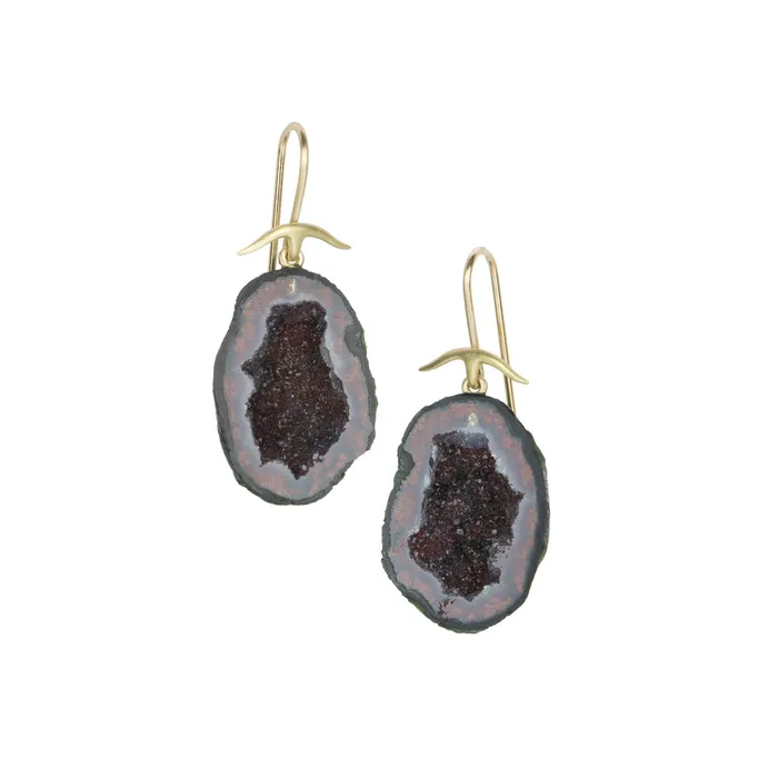 Drusy Geode Earrings Gabriella Kiss Earrings