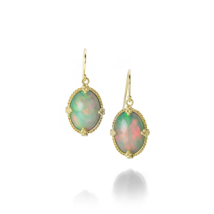 Earrings Amali Ethiopian Opal Gold Earrings