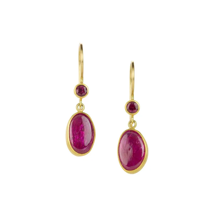 Earrings Bon Bon Ruby Earrings - Mallary Marks