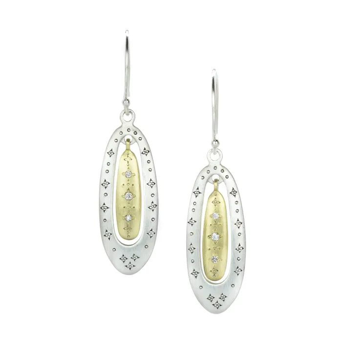 Earrings Diamond Shooting Star Earrings - Adel Chefridi