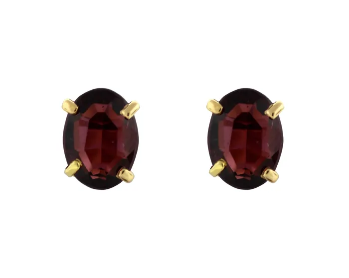 Earrings FULLERS PURCHASE FROM PUBLIC 14KY 3.10 CTTW RHODOLITE GARNET EARRINGS