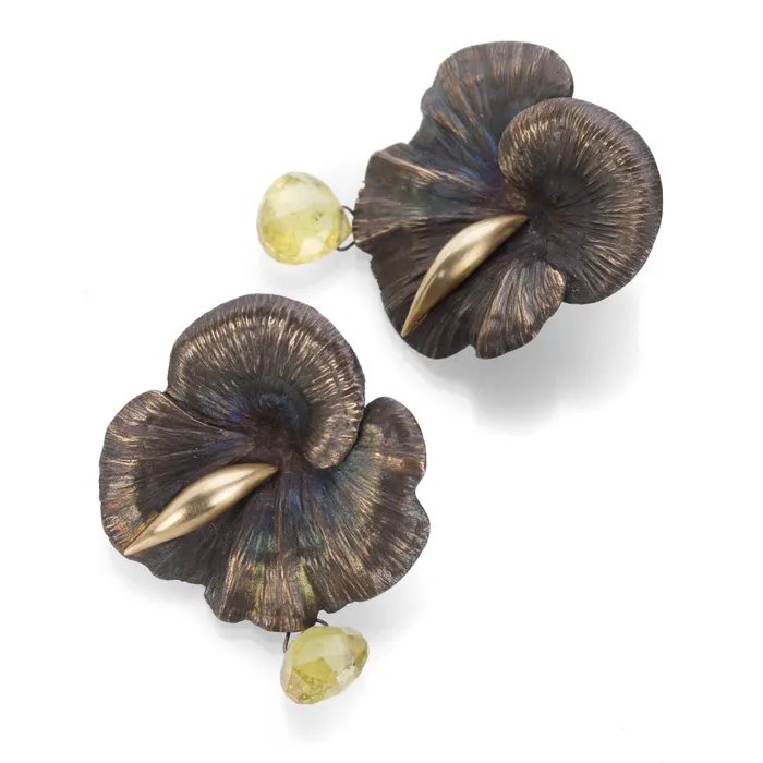 Earrings Gabriella Kiss Bronze Mushroom Earrings