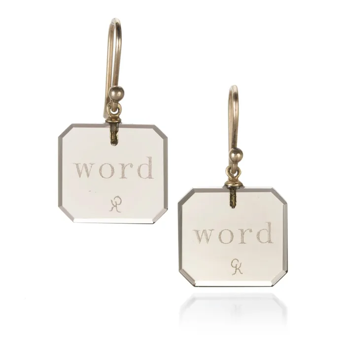 Earrings Gabriella Kiss Word Smoky Topaz Earrings