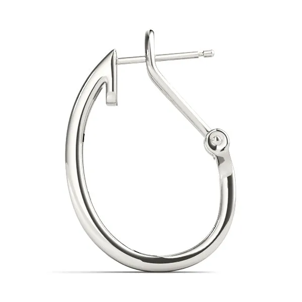 EARRINGS HOOP EARRINGS J-HOOPS | Overnight Mountings Lab Earrings