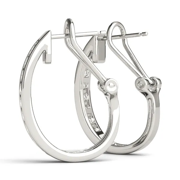 EARRINGS HOOP EARRINGS J-HOOPS | Overnight Mountings Lab Earrings