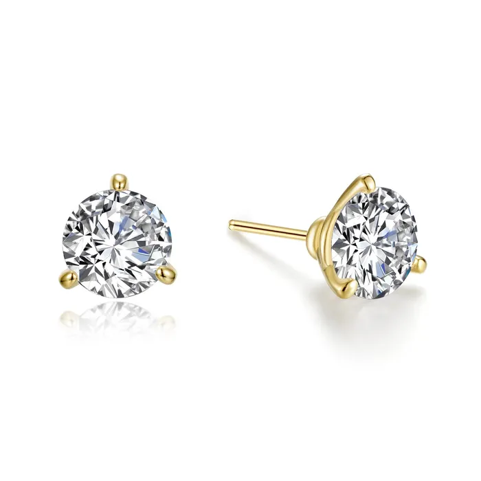 Earrings Lafonn 3 CTW Martini Solitaire Stud Earrings