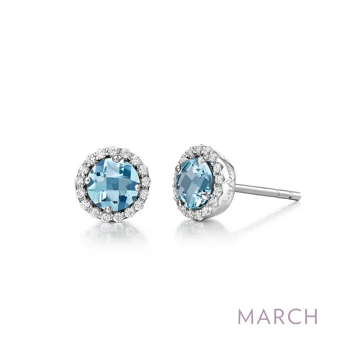 Earrings Lafonn March Birthstone Earrings