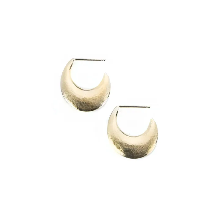 Earrings Nicole Landaw Small Posted Crescent Earrings