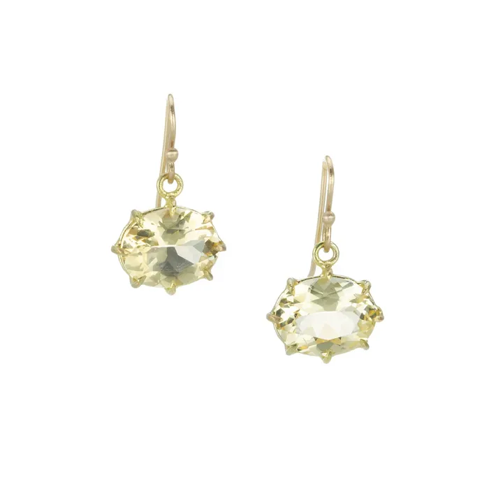 Earrings Rosanne Pugliese Small Champagne Citrine Drop Earrings