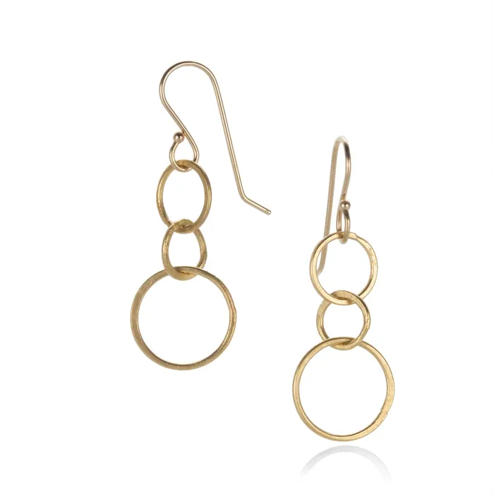 Earrings Rosanne Pugliese Small Triple Circle Earrings