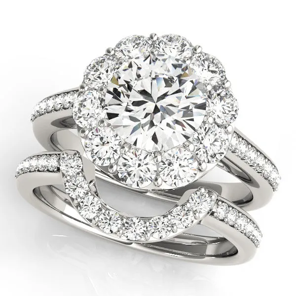 ENGAGEMENT RINGS HALO ROUND | Overnight Mountings Lab Rings