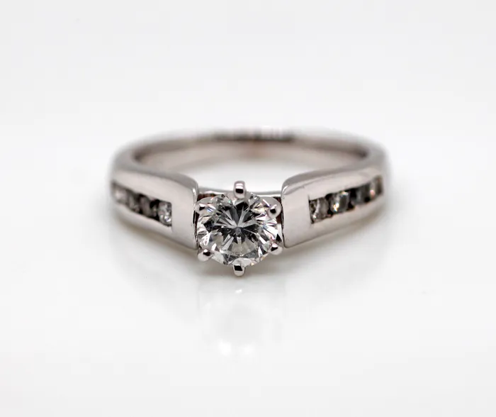 Estate 14KW .75 Cttw Diamond Engagement Ring FULLERS PURCHASE FROM PUBLIC Rings