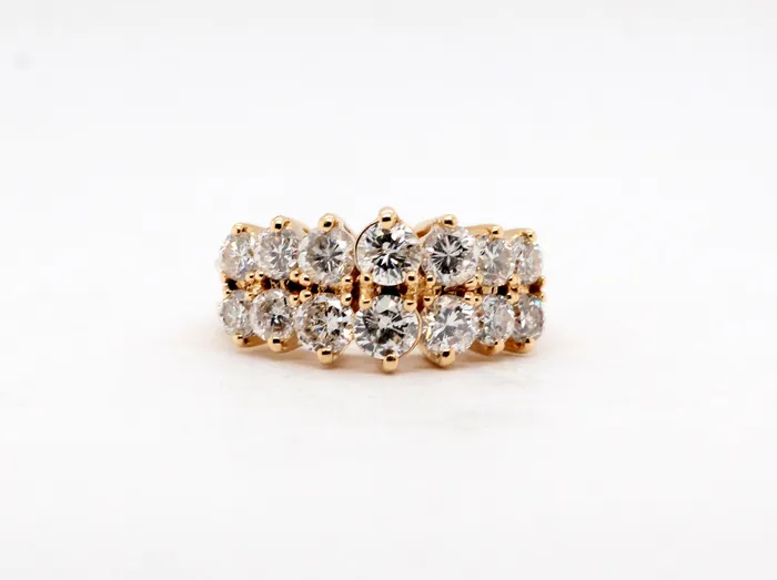 Estate 14KY 2.00 Cttw Diamond Ring H-I1 FULLERS PURCHASE FROM PUBLIC Rings