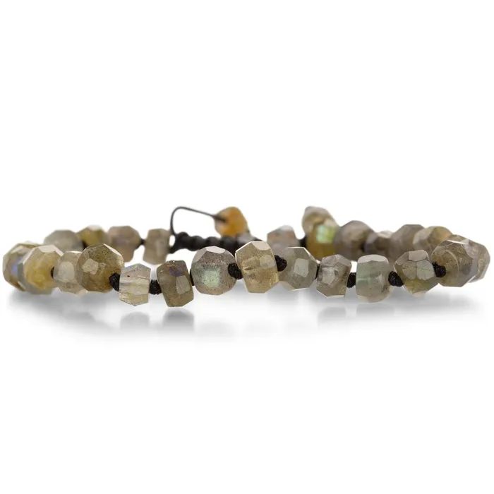 Faceted 7mm Labradorite Beaded Bracelet Joseph Brooks Bracelets