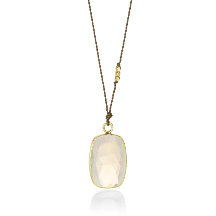 Faceted Opal Necklace Margaret Solow Necklaces