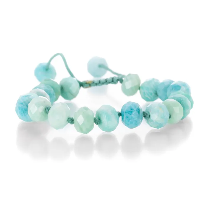 Faceted Peruvian Amazonite Bracelet Joseph Brooks Bracelets