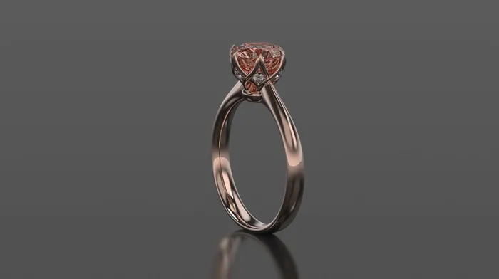 FL LLC Morganite Engagement Ring Rose Gold Engagement Ring Morganite Ring Morganite Gold Rose Gold Morganite Ring | Rings